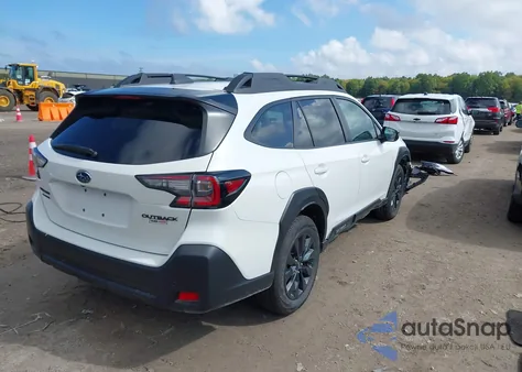 2025 Subaru Outback Onyx Edition z USA, uszkodzony, nr VIN 4S4BTALC9S3142615